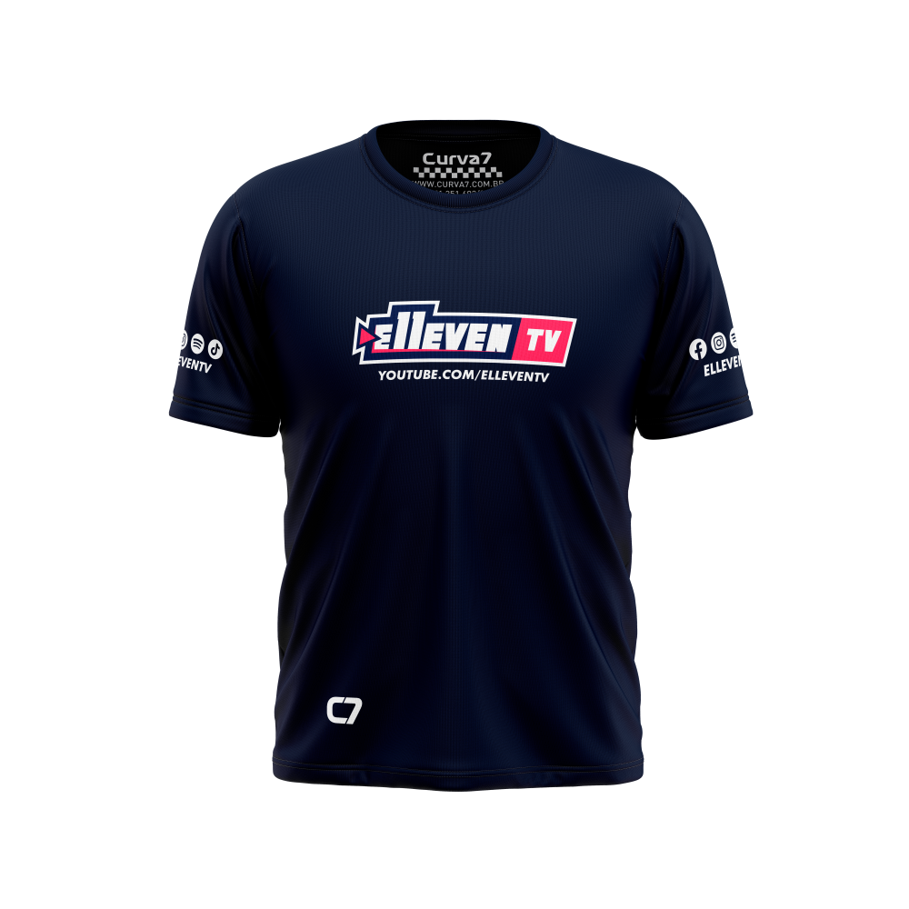 Camiseta Oficial ellevenTV Azul