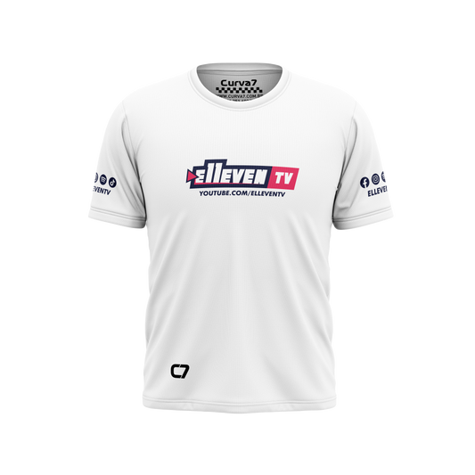 Camiseta Oficial ellevenTV Branca