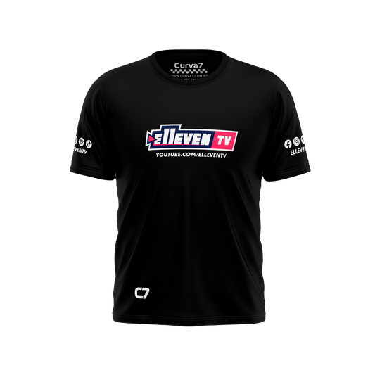 Camiseta Oficial ellevenTV Preta