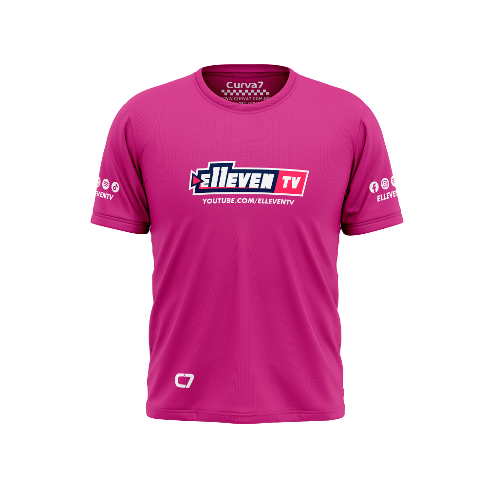 Camiseta Oficial ellevenTV Rosa