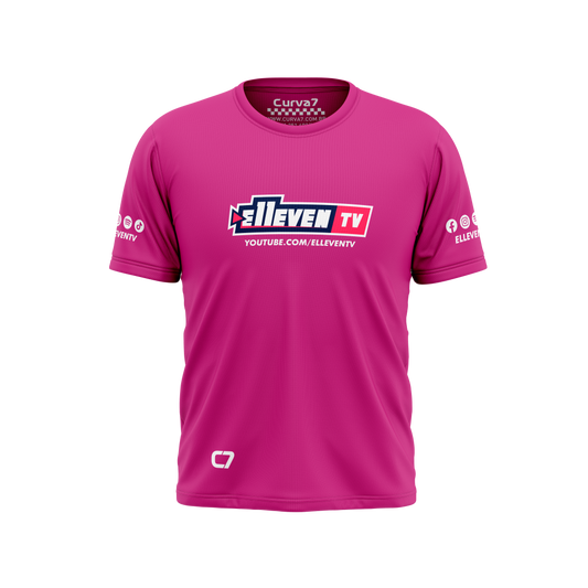 Camiseta Oficial ellevenTV Rosa